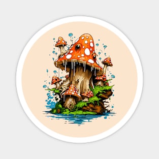 Mosscore Mushroom Medley Magnet